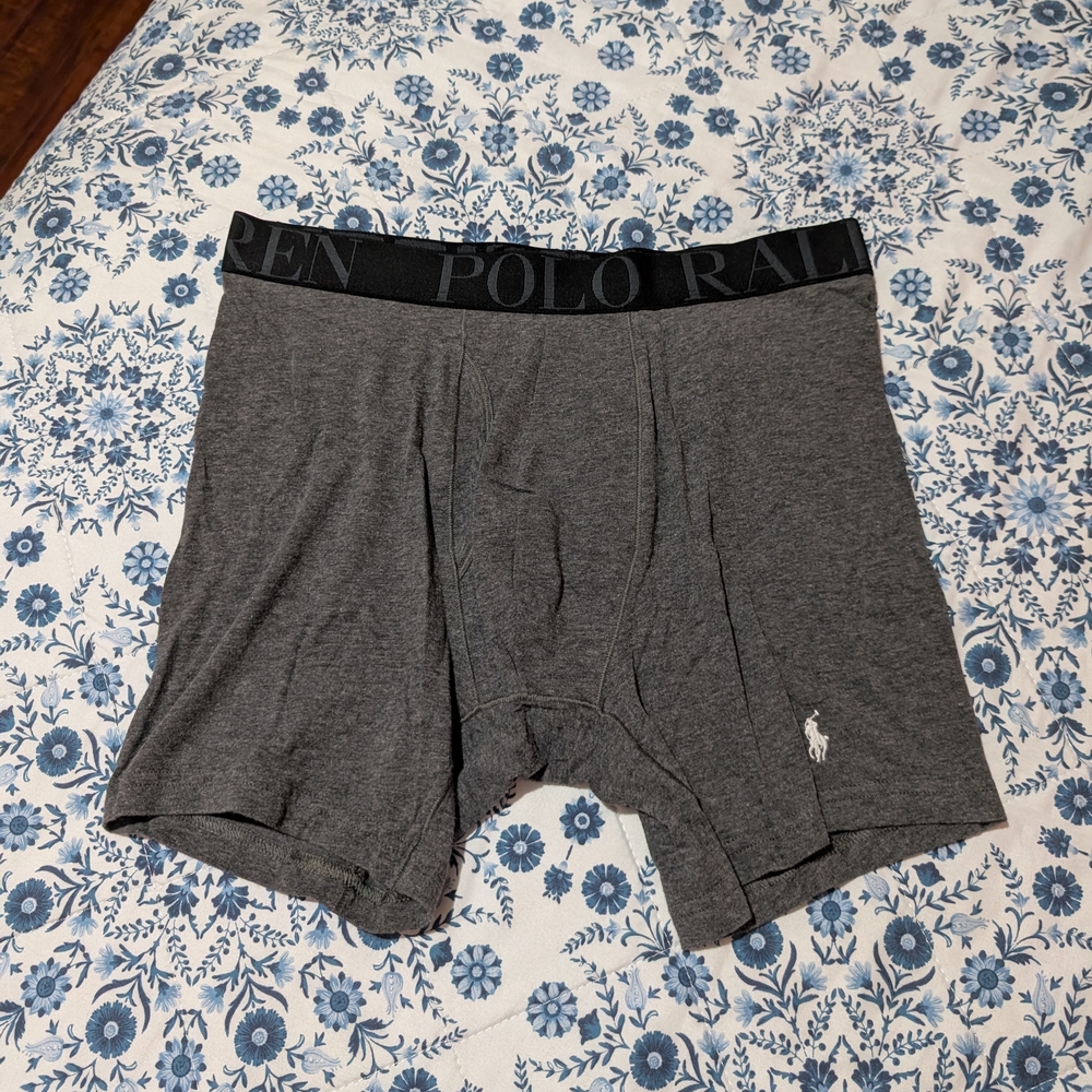 Polo by Ralph Lauren Men's Gray Boxer Briefs